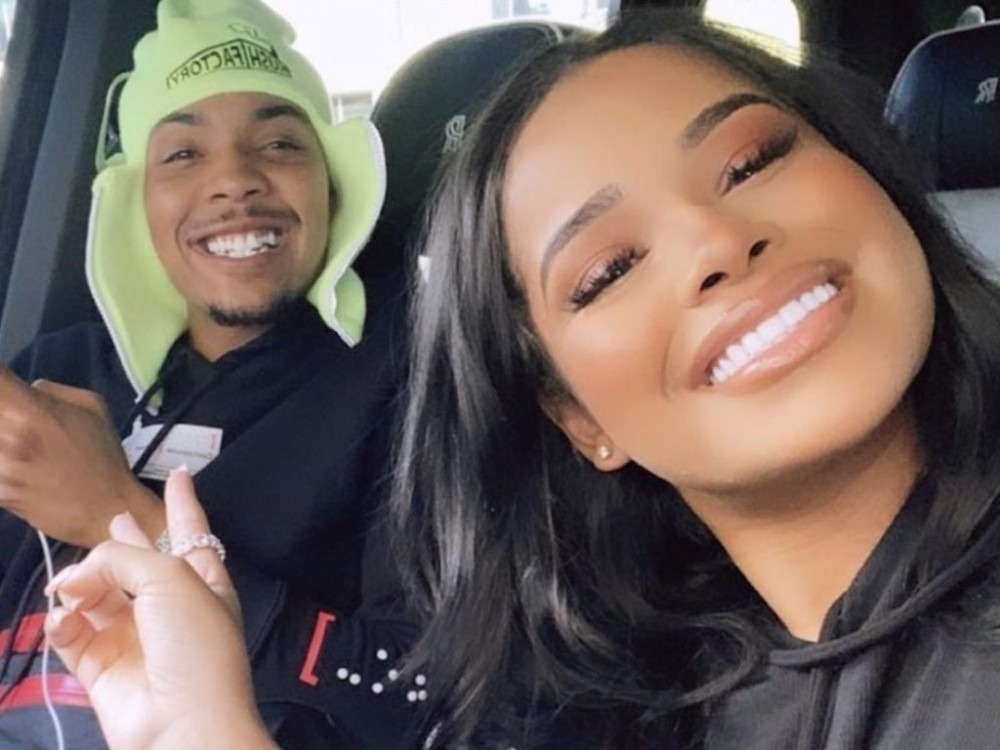 G Herbo Taina Williams Selfie In Car