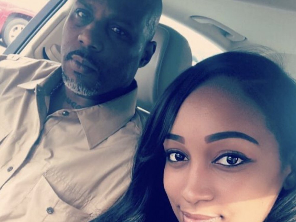 DMX + Fiancée Kiss In Emotional New Pic