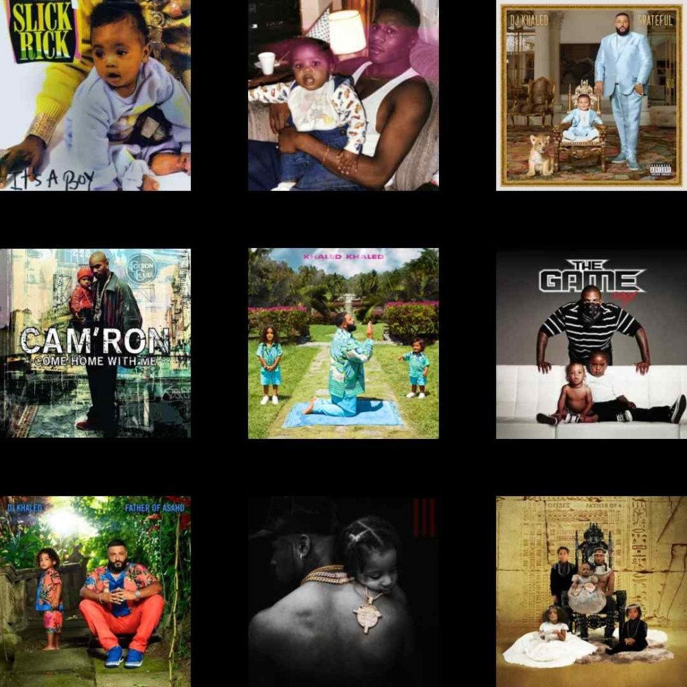 Father’s Day: 9 Hip-Hop Album Covers W/ Dad