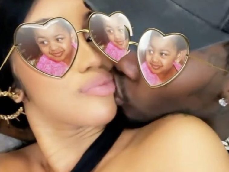 Here's 5 Shots Of Kulture Kiari Parents' Beach Getaway Offset Cardi B