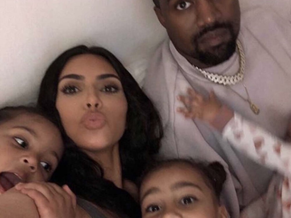 Kanye West Reps His Family W/ New Chain