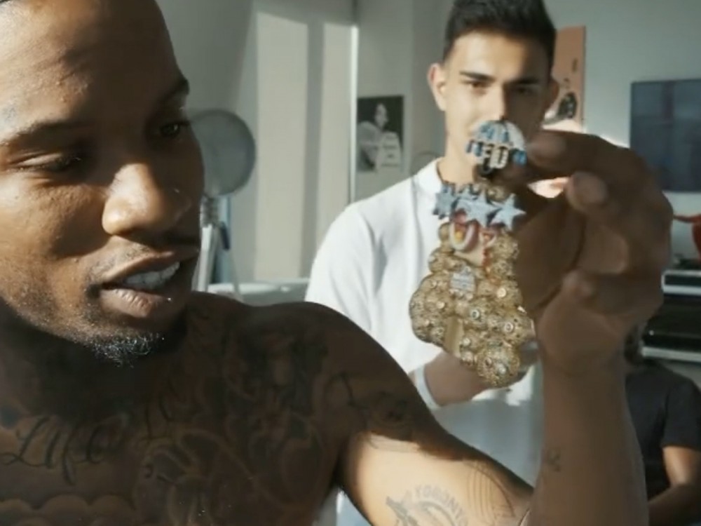 Kanye West Inspires Tory Lanez’s Insane Iced-Out Chain Design