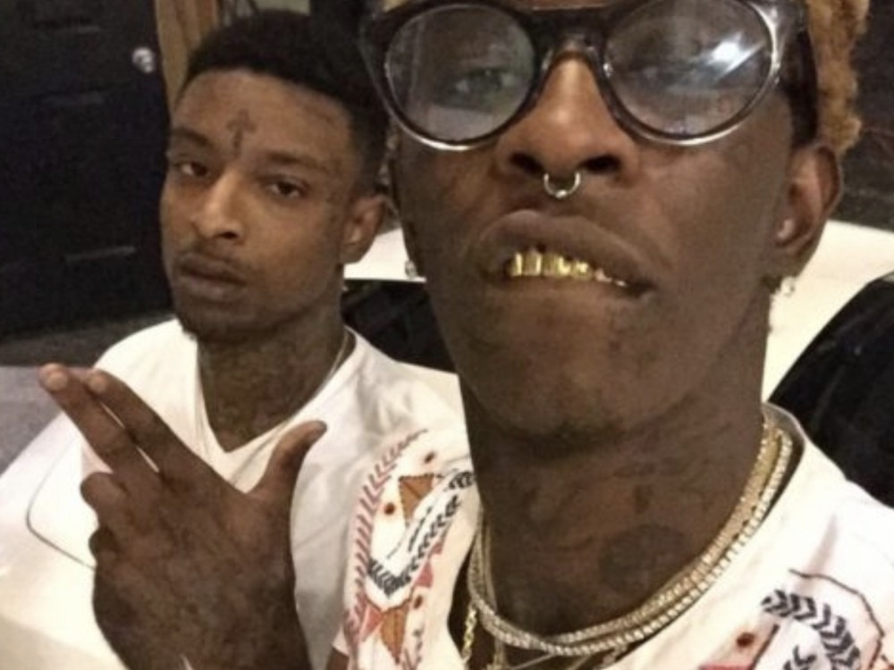 Young Thug Reps For 21 Savage With New Tattoo