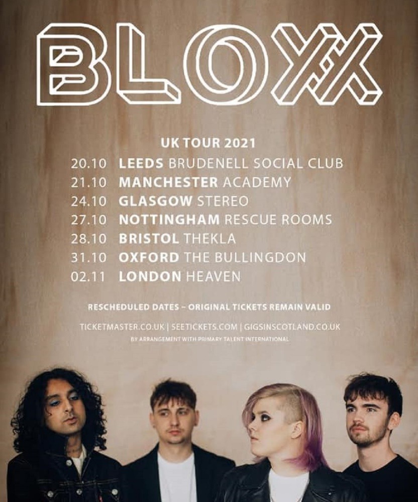 Bloxx / The Rills / Emma McGrath – Manchester Academy 3, 21/10/2021