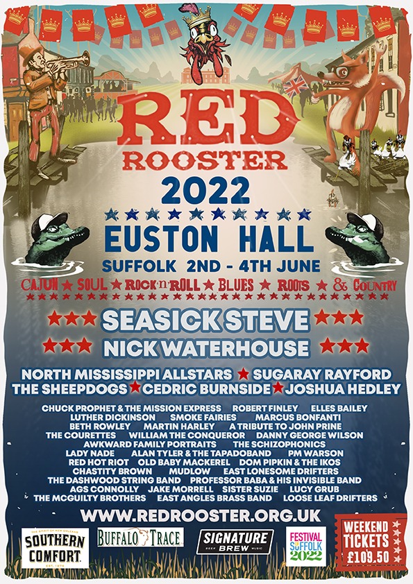 NEWS: further line-up announcements for Red Rooster 2022
