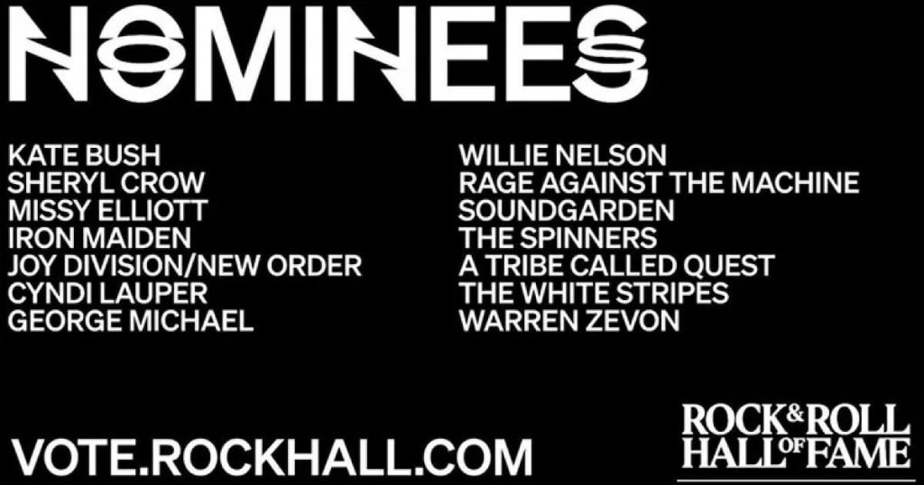 Rock & Roll Hall of Fame Delivers 2023 Nominees: Willie Nelson, The White Stripes, Soundgarden and More