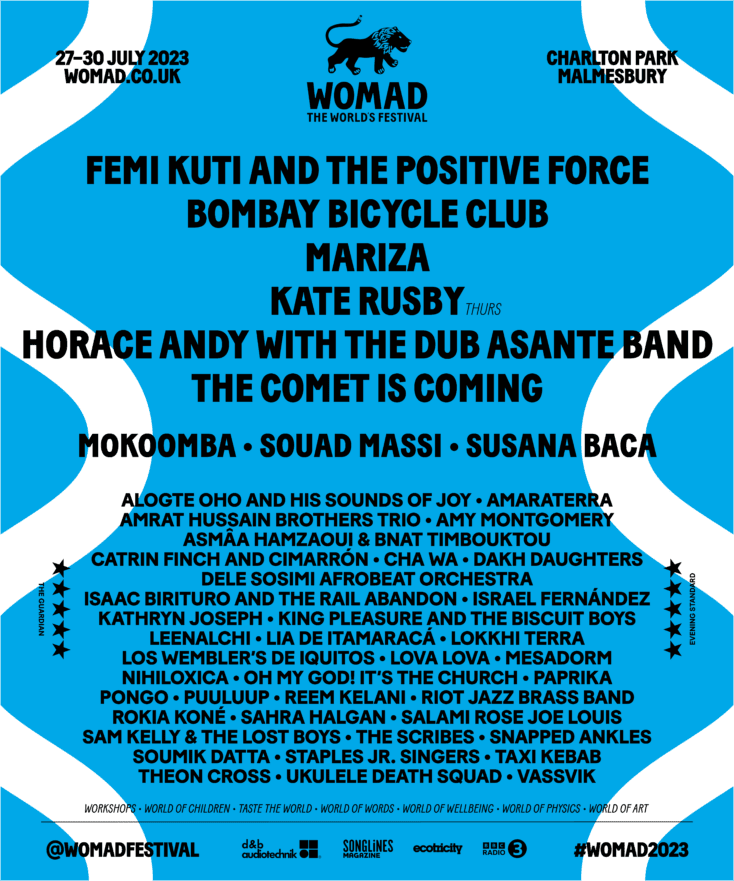 NEWS: first line-up announcement for WOMAD