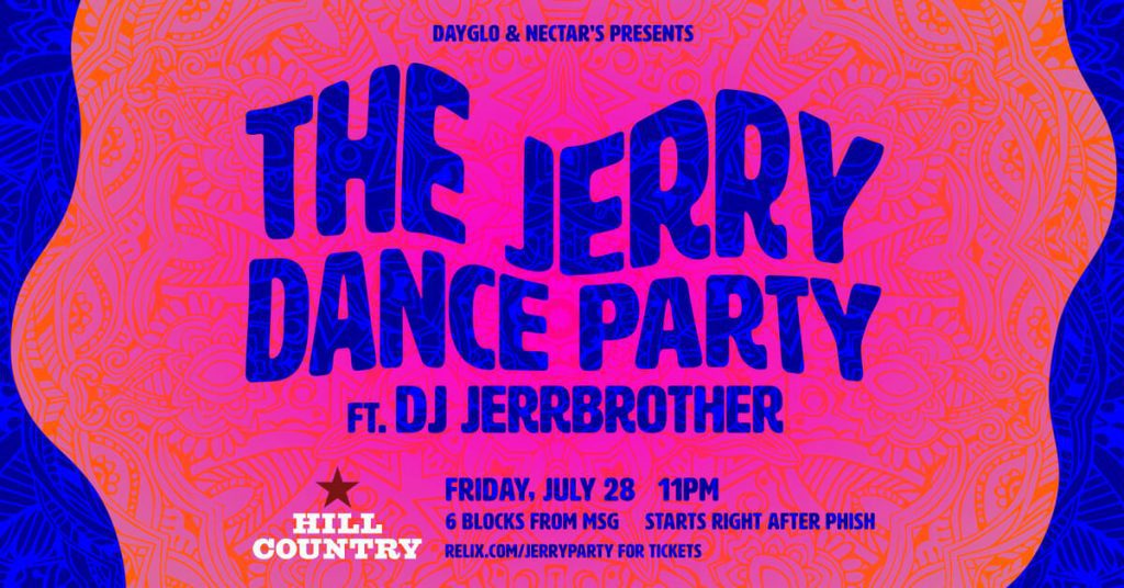 Jerry Dance Party to Occur After Phish at Hill Country in New York City