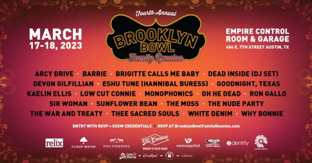 Brooklyn Bowl Family Reunion Plots 2023 Artist Lineup: White Denim, The War and Treaty, Thee Sacred Souls and More