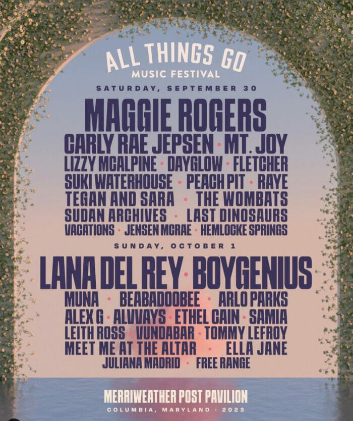 Lana Del Rey, Maggie Rogers and boygenius to Headline All Things Go Music Festival