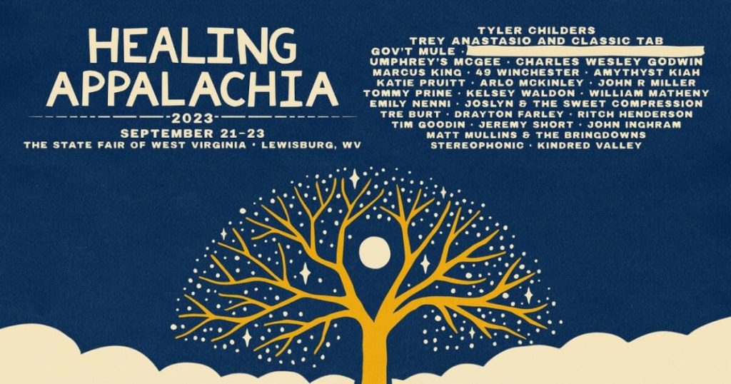Tyler Childers, Trey Anastasio’s Classic TAB, Gov’t Mule and More to Perform at 2023 Healing Appalachia