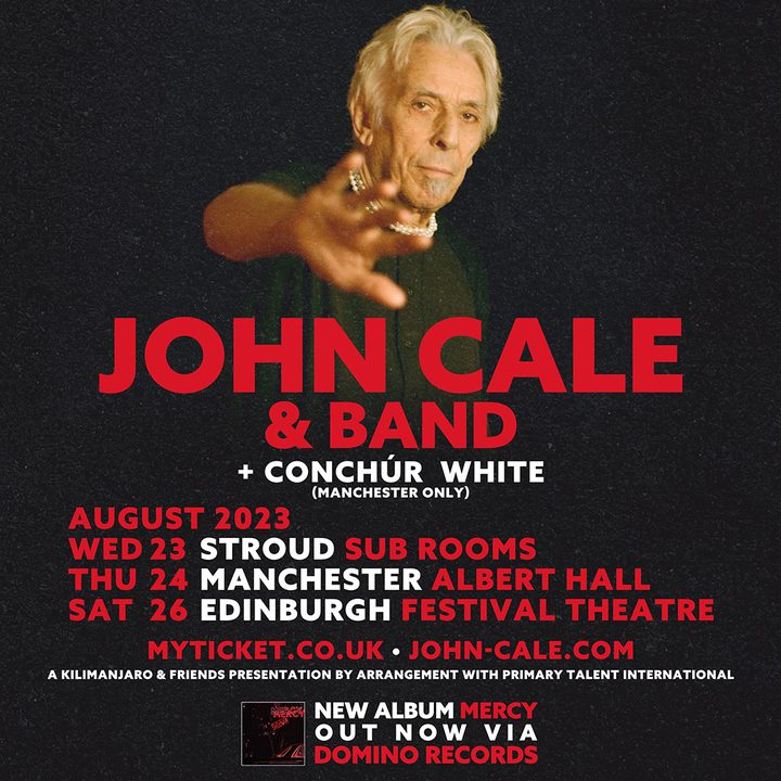 LIVE: John Cale – Festival Theatre, Edinburgh, 26/08/2023