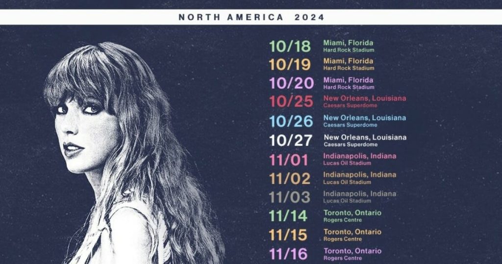 Taylor Swift Expands The Eras Tour, Adds New 2024 Dates