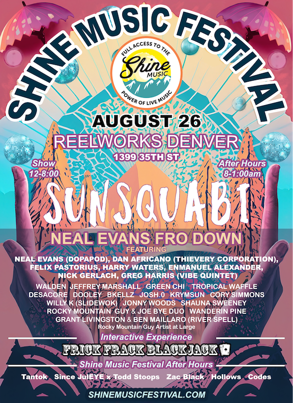 SunSquabi, Dopapod’s Neal ‘Fro’ Evans and More to Illuminate ADA-Inclusive Shine Music Festival in Denver