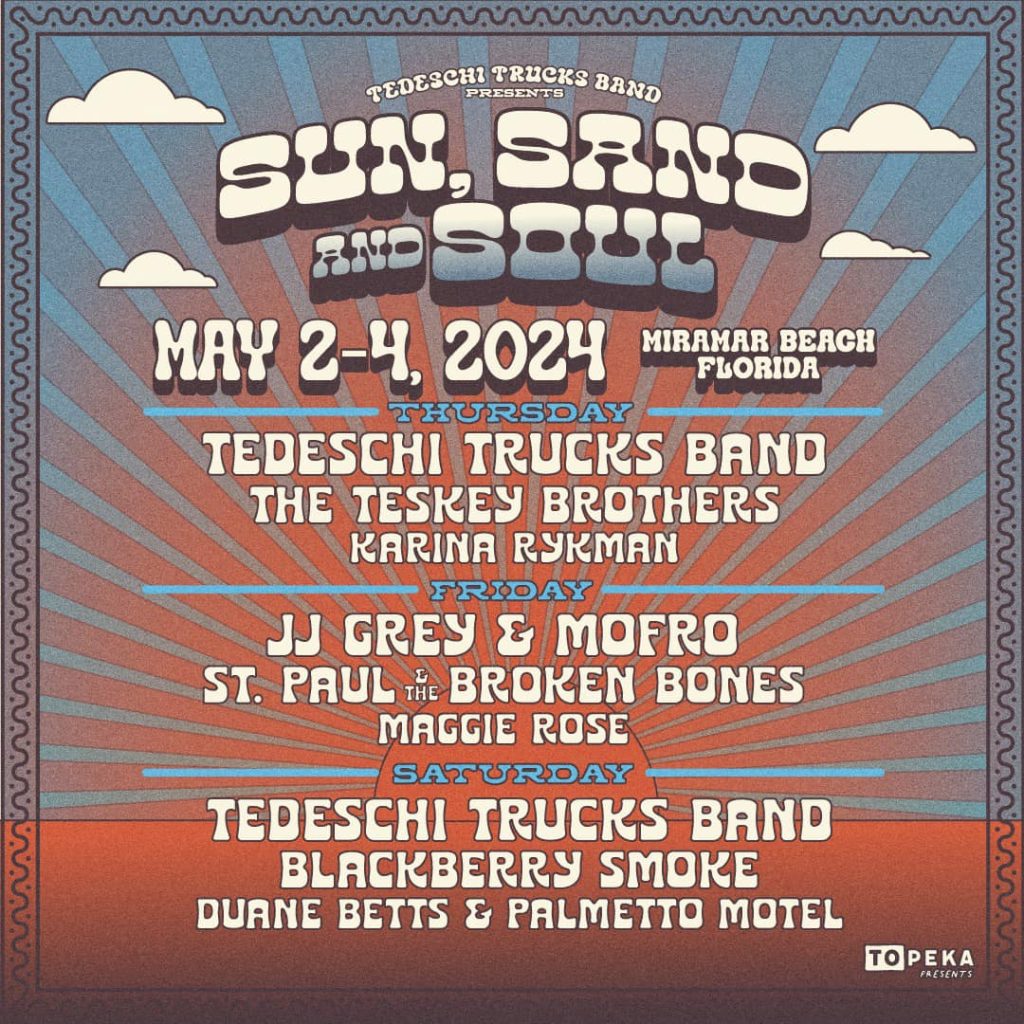 Tedeschi Trucks Band Detail Inaugural Sun, Sand and Soul Beach Weekend, Share Artist Lineup