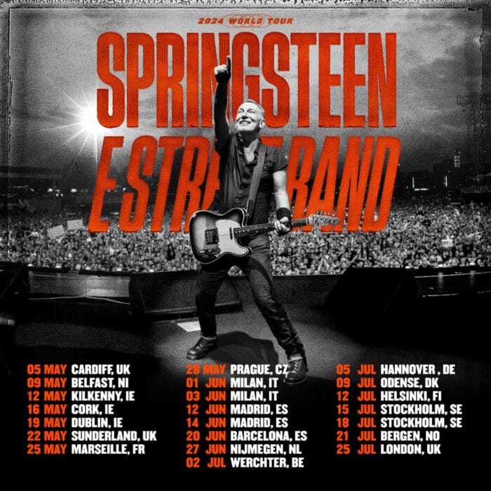Bruce Springsteen and The E Street Band Add 22 European Stadium Shows to World Tour 2024
