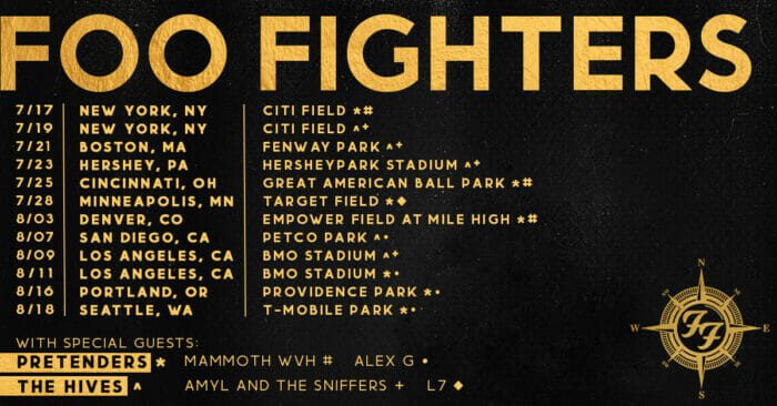 Foo Fighters Outline 2024 Stadium Tour Dates