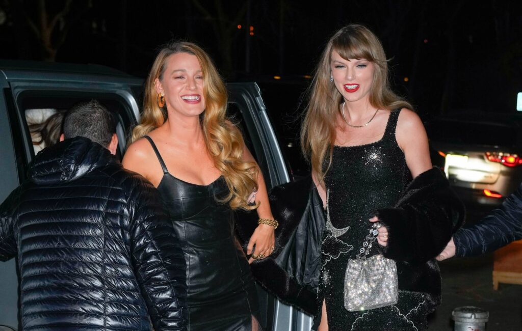 Taylor Swift celebrates her birthday with Blake Lively on December 13, 2023 in New York City. (Photo by Gotham/GC Images)