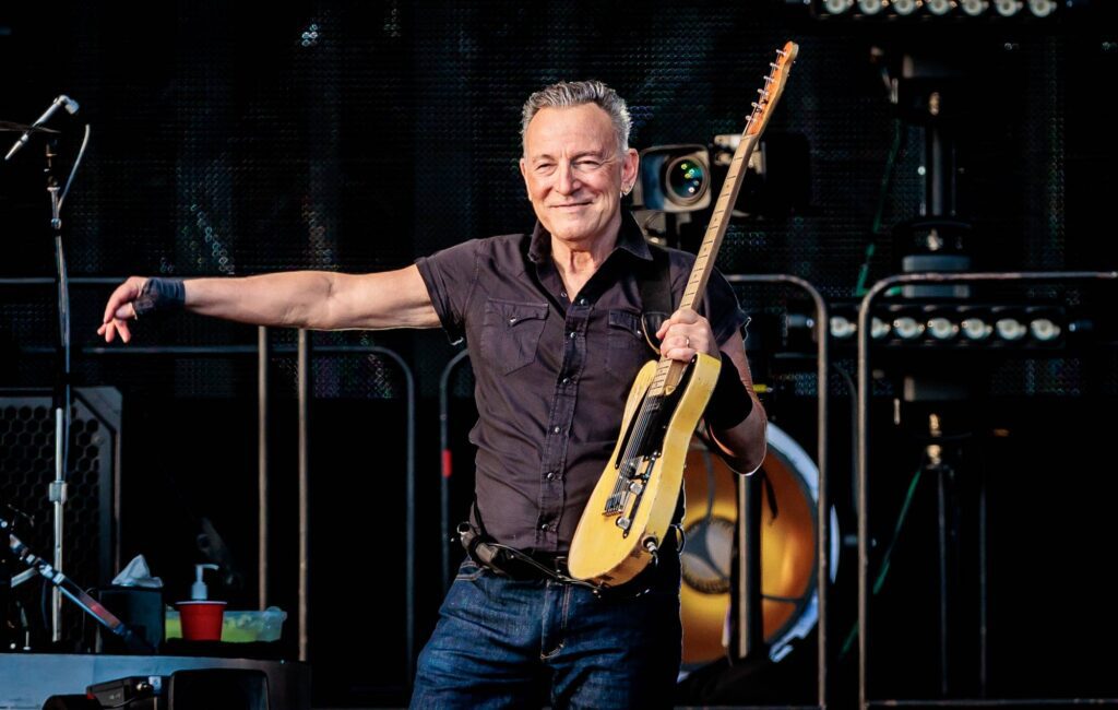 Bruce Springsteen performs with The E Street Band at Autodromo Nazionale Monza on July 25, 2023 in Monza, Italy. (Photo by Sergione Infuso/Corbis via Getty Images)