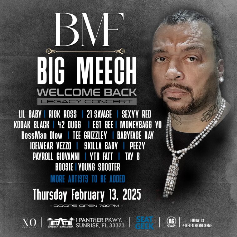 Lil Baby, Sexyy Red, 21 Savage, and many more to perform at Big Meech’s Welcome Home Concert