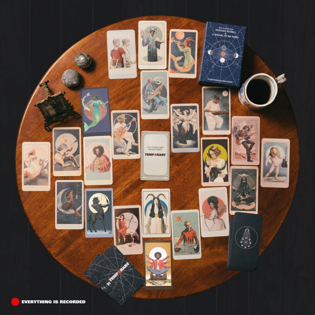 verything Is Recorded 'Temporary' LP artwork