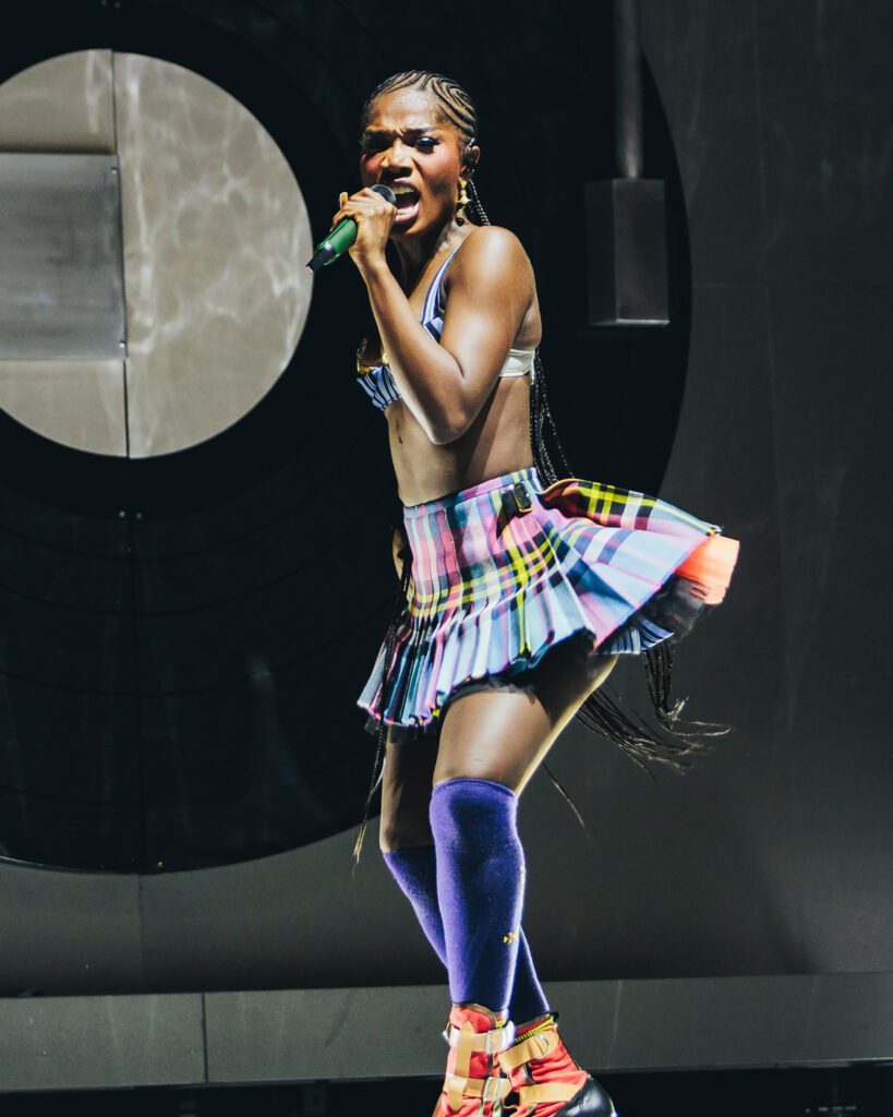 Doechii live at Glastonbury 2025, photo by Andy Ford