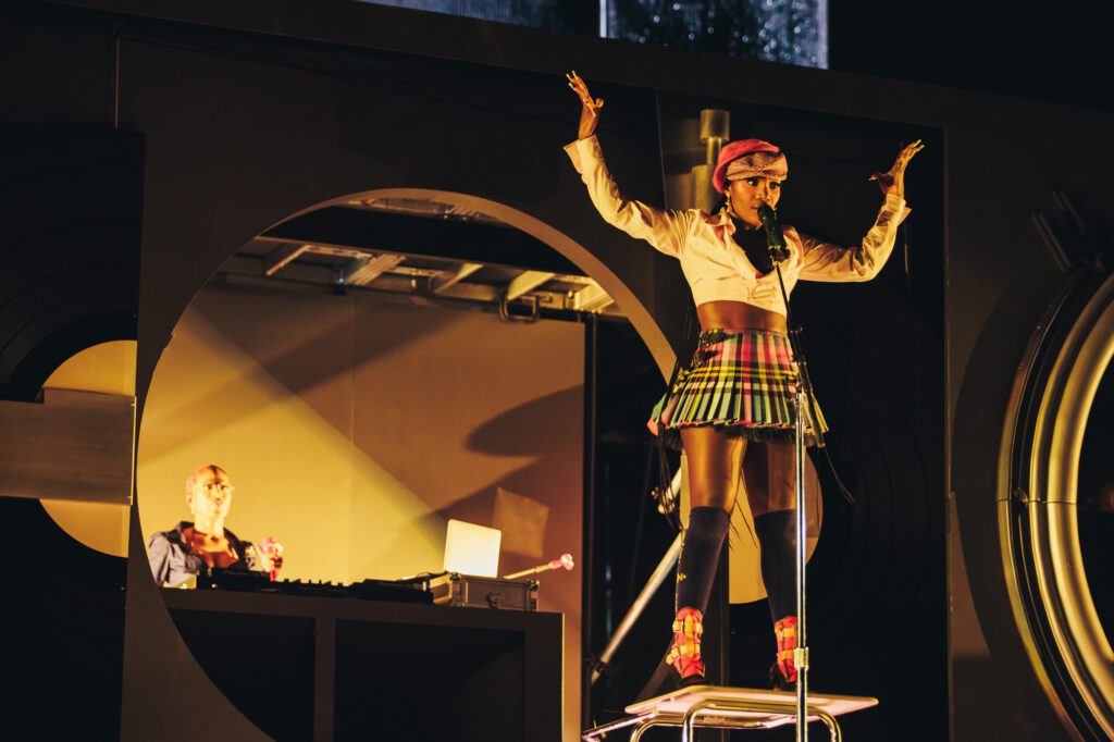 Doechii live at Glastonbury 2025, photo by Andy Ford
