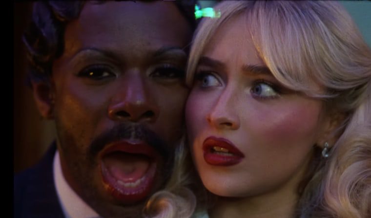 Colman Domingo offers Sabrina Carpenter an escape in her “Tears” video