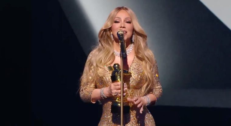 Mariah Carey wins first VMA: “What in the Sam Hill were you waiting for?”