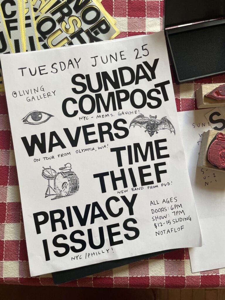 From Chappell Roan to DIY punks, musicians are bringing back the flyer