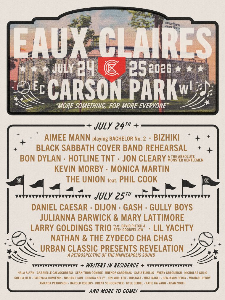 Bon Iver’s Eaux Claires 2026 festival: Lil Yachty, Aimee Mann, and more