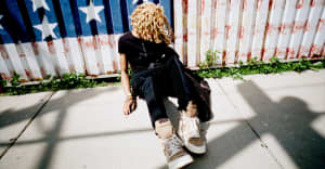 Lucy Bedroque and prettifun play in a snowtrap storm on “GOOD SAKE”