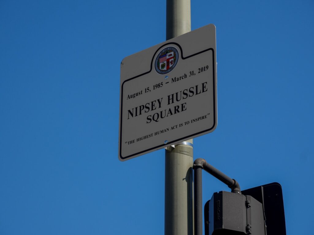 Lauren London remembers Nipsey Hussle at new memorial dedication