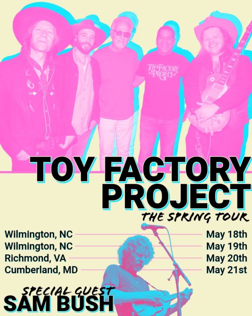 Toy Factory Enlists Sam Bush for Upcoming May Tour Dates